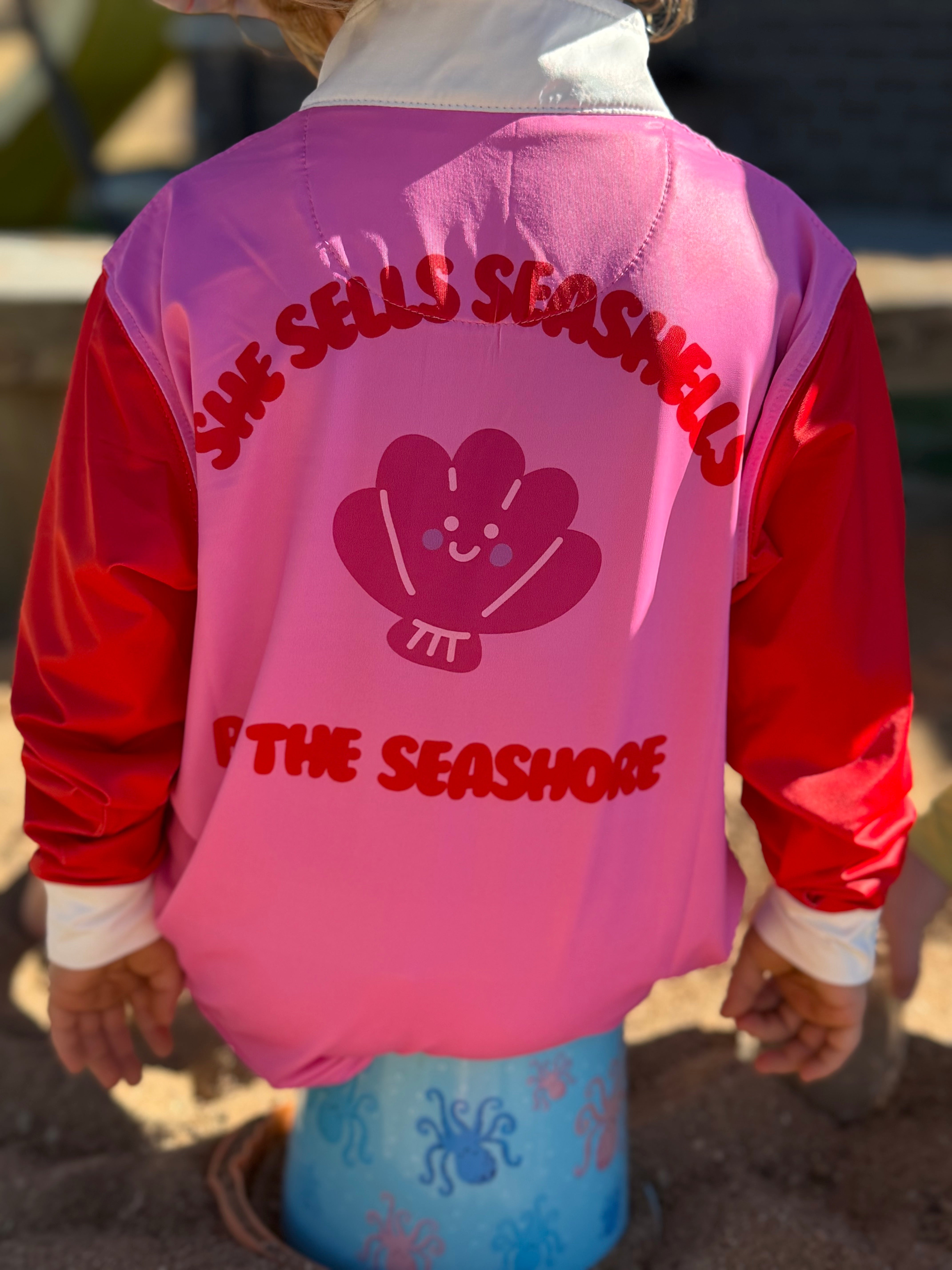 Seashells | Kid's UPF 50+ Sun Shirt